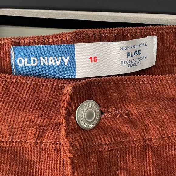 Old Navy Corduroy Flare Jeans Size 16 - Picture 5 of 5